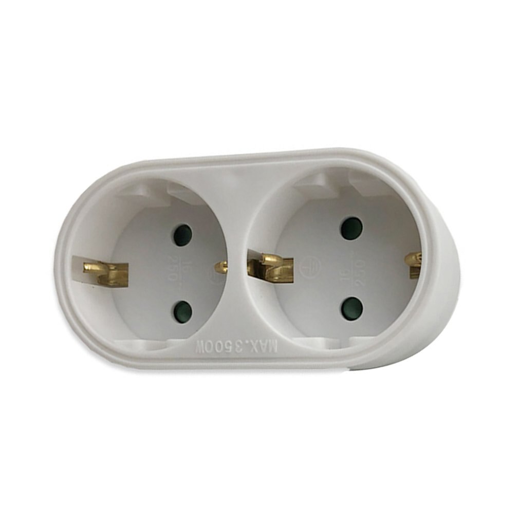 2/3 Socket Multiple Plug Power Strip Socket Distribution Adapter 16A/250V German Standard Power Supply Plug Adapter