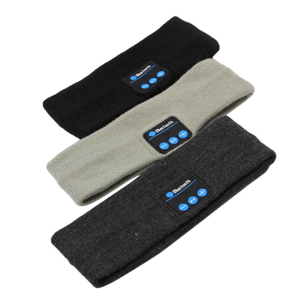 Bluetooth Music Headband Knits Sleeping Headwear Headphone Speaker Headset Stereo Music Hands-free For Running Jogging