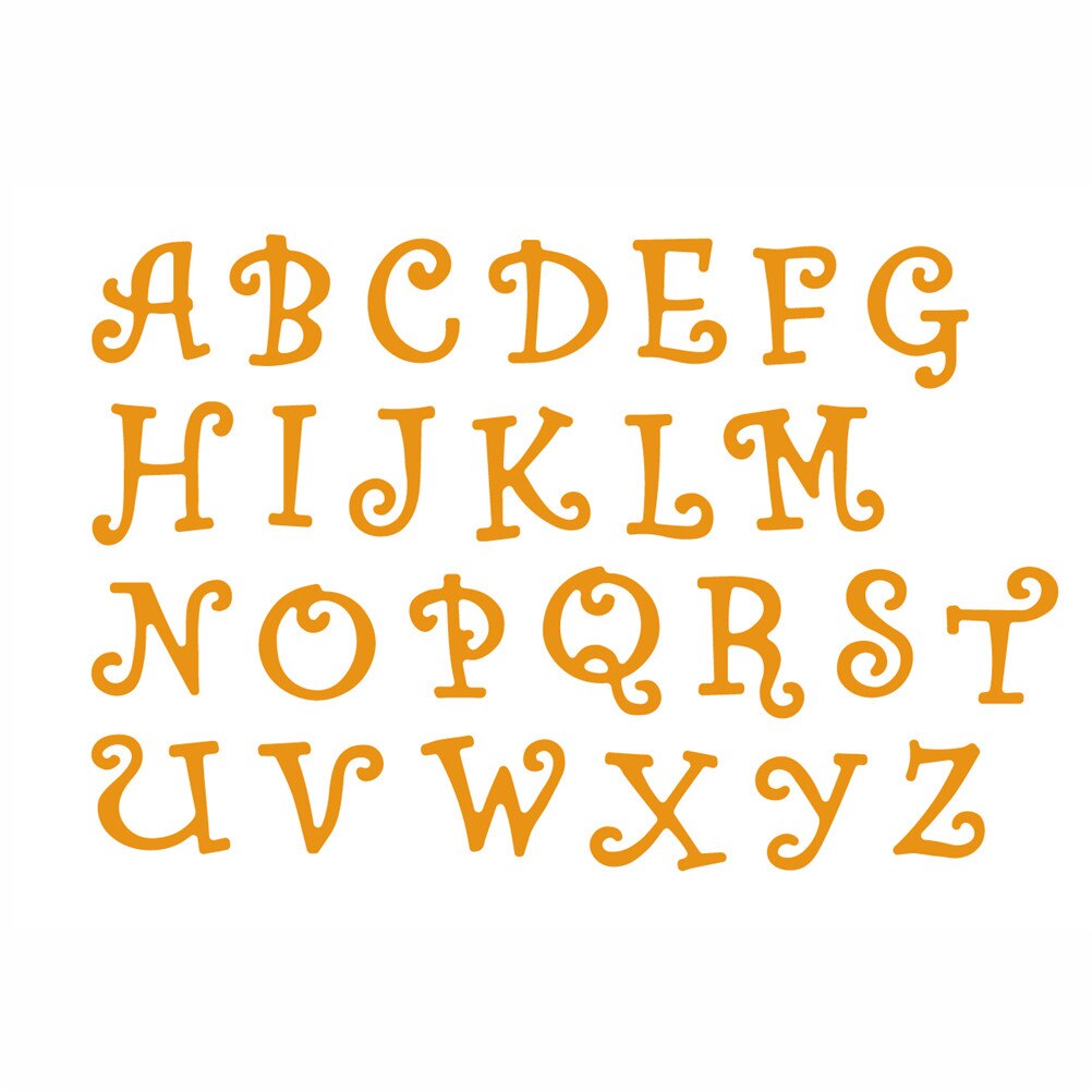 26Pcs Alphabet Number And Letter Die Cuts,Metal Die Cutting Dies in Scrapbooking Embossing Folder For Big Shot Cutting Machine