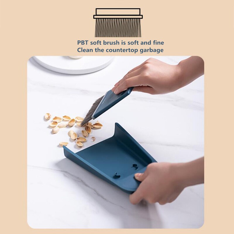 Home Office Cleaning Tools Mini Tool Desktop Kitchen Cleaning Brush Crushing Kettle Broom Storage Cleaning Tool Set