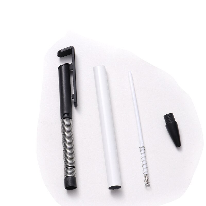 10Stck Groß Sublimation leer Bollpoint Stift mit Druckbare Weiß Beschichtung für Wärme Transfer Diy leer Sulimation Produkte