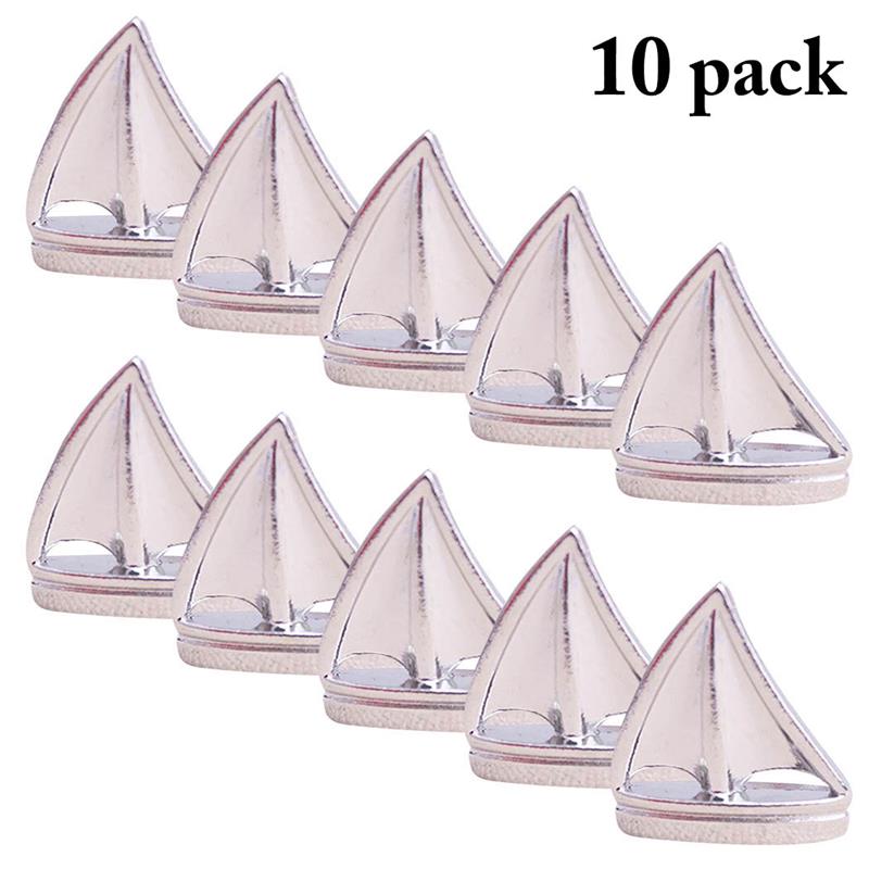 10PCS Wedding Table Number Card Holder Place Card Stand Alloy Sailboat Table Card Holder For Wedding