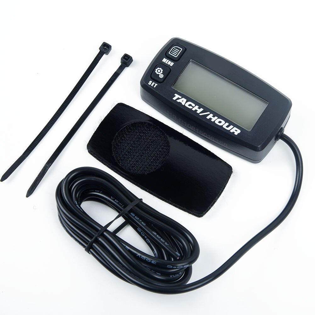 ATV Tachometer Waterproof Motorcycle Engine Measurement LCD Accessories