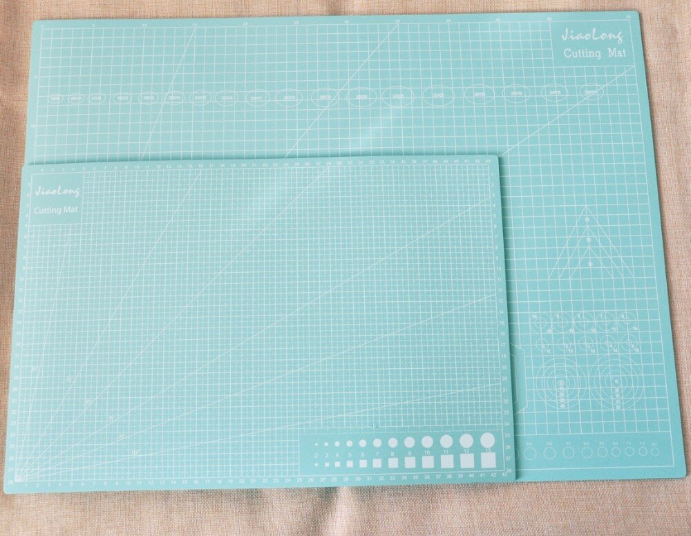 A2 Mint Green Pvc cutting mat self healing cutting mat Patchwork tools craft cutting board cutting mats for quilting