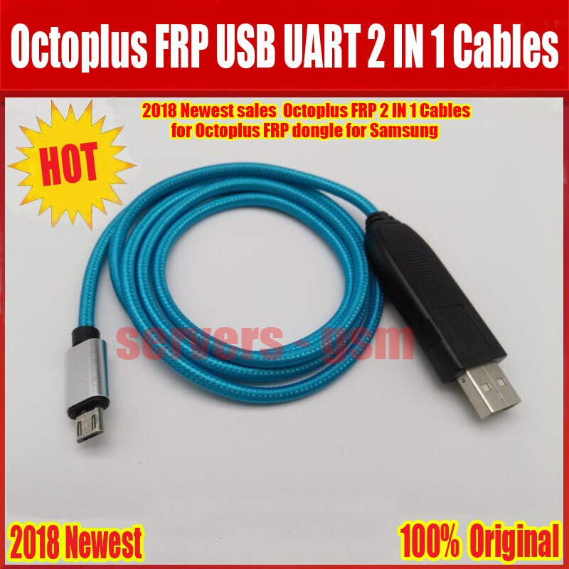 Octoplus FRP USB UART 2 in 1 Kabel (micro + type c) EFT UART kabel Voor Octoplus FRP Dongle, EFT Dongle voor samsung