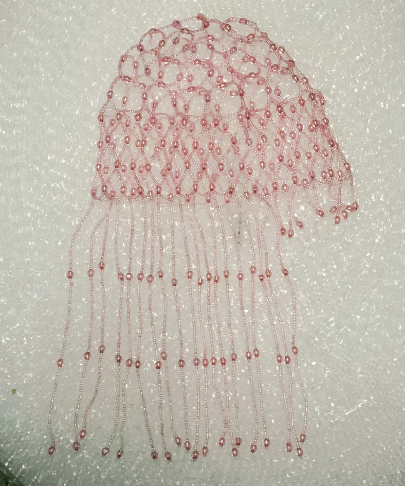 Ragazze del bambino fatti a mano di Perline Danza Del Ventre Testa cap Cappello di danza Accessorio Dei Capelli del cappello del vestito 3-5 anni