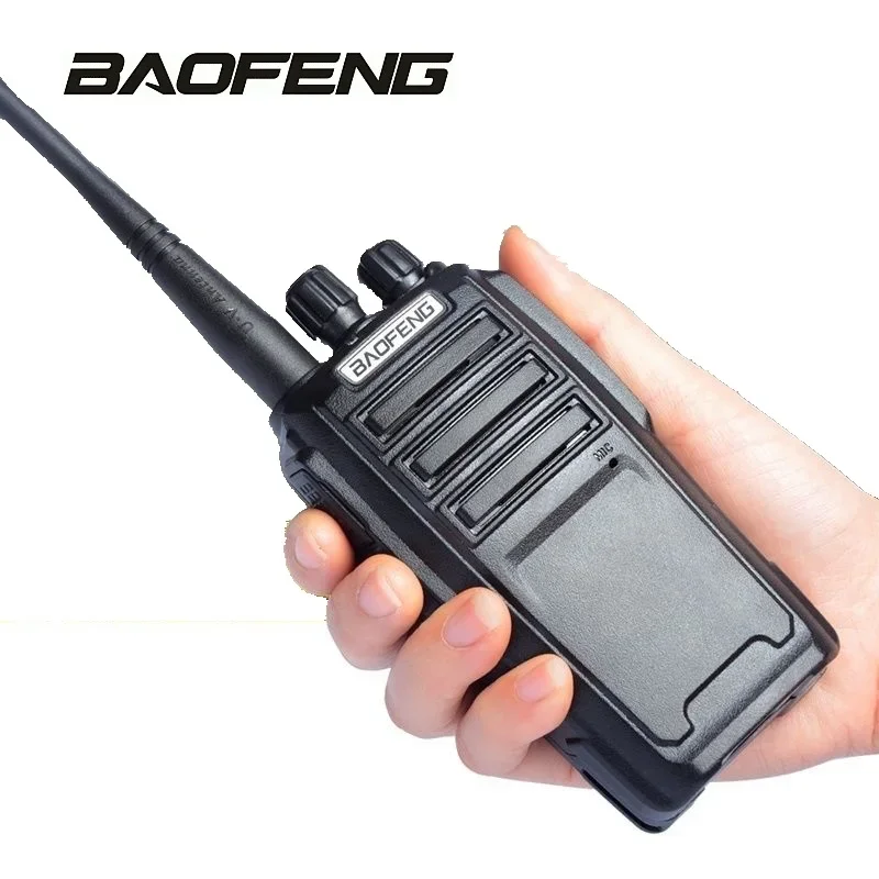 BAOFENG UV-6 Radio bidirezionale 136-174Mhz 400-480MHZ UHF VHF 8W Power HAM Radio ricetrasmettitore e PTT auricolare viaggi escursionismo campeggio