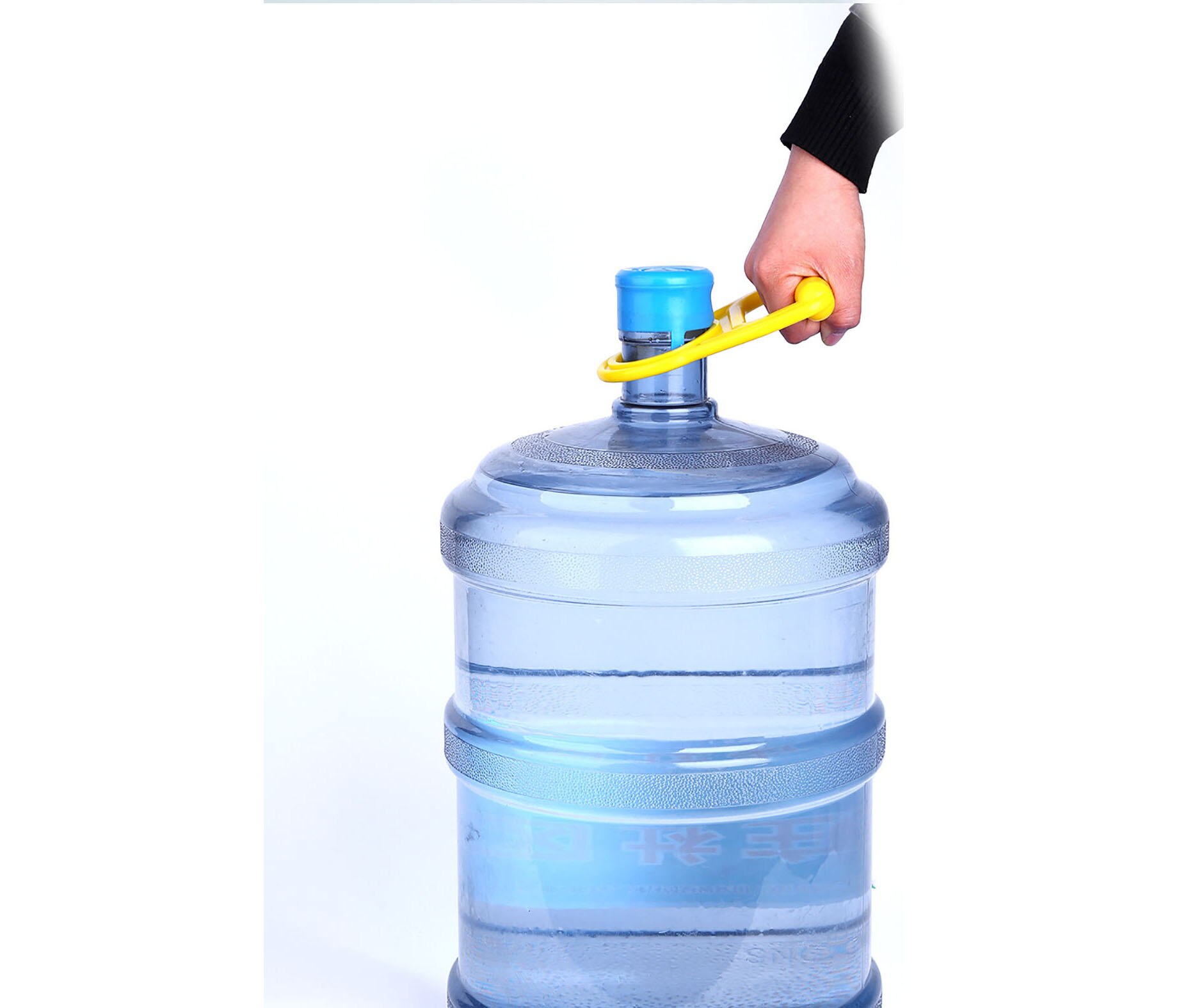 1PC de plástico ASA para botellas de agua de ahorro de energía más grueso agua manejar cubo de agua dispositivo de elevación llevar embotellada dispositivo de bombeo de colgar