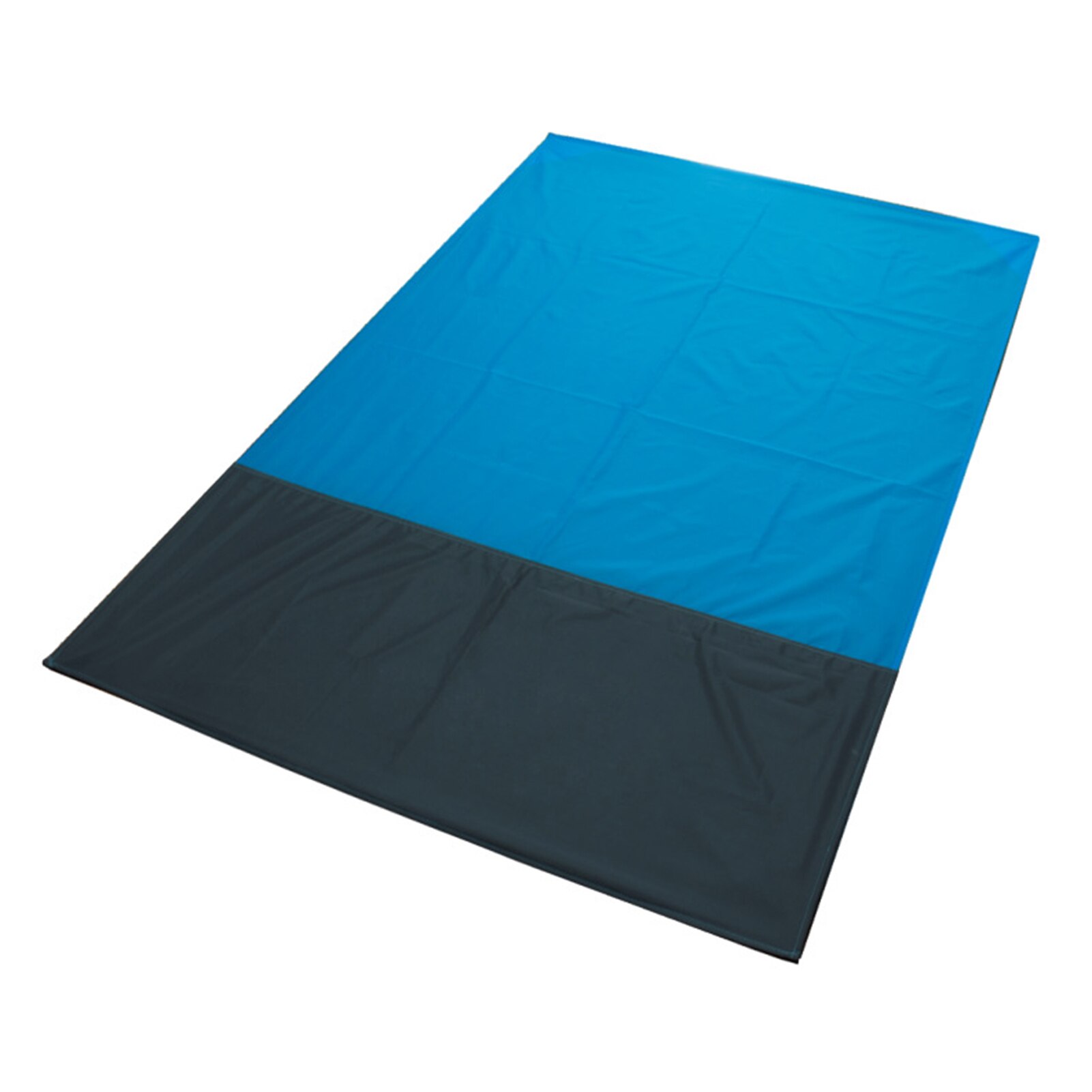 Waterproof Pocket Beach Blanket Folding Camping Mat Mattress Portable Lightweight Mat Outdoor Picnic Mat Sand Beach Mat: Blue