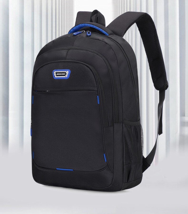 Nylon vanntett bagpack stor kapasitet herre laptop ryggsekk multifunksjon datamaskin bag casual ungdoms skolesekk