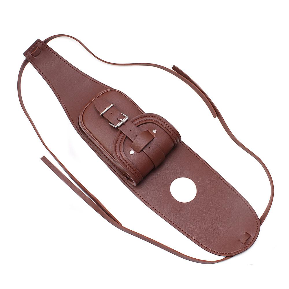Brown Motorcycl gallons Leather Tank Gas Tank Dash Console Center Pouch Bag fit for Harley Sportster XL48 883 1200