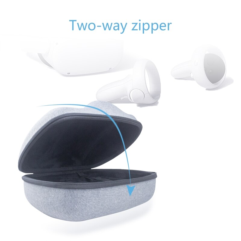 Tragbare hartschalen-tragetaschen, kompatibel mit oculus quest 2 kopfhörern, vollständige schutzhüllen, kratzfeste aufbewahrungstaschen