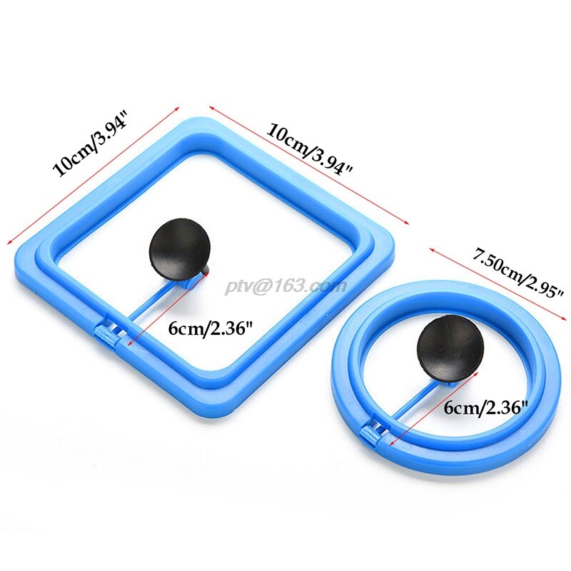 Aquarium Feeding Ring Fish Tank Station Floating Food Tary Feeder Square/Circle