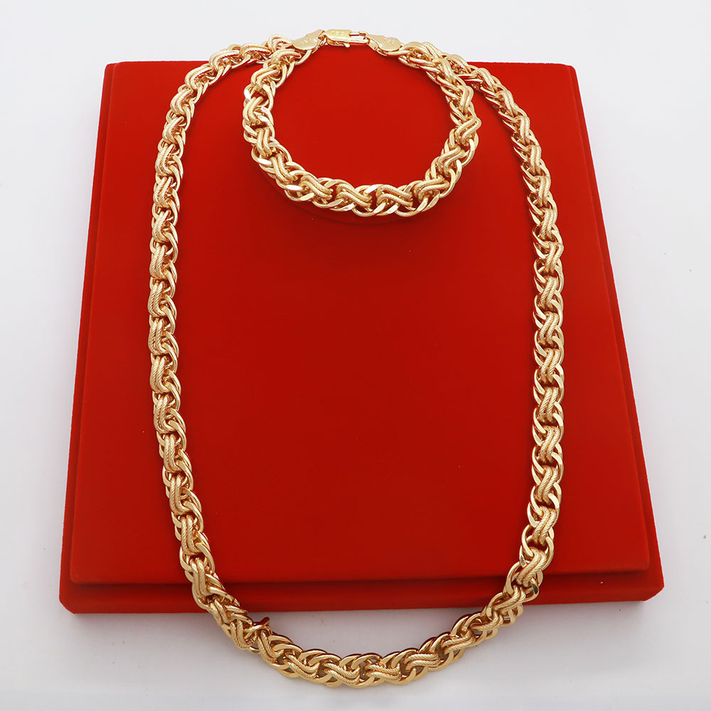 60 cm Necklace Bracelet Jewelery Men Women Punk Chain Gothic Aesthetic Neck Chain and Hand Chain for Party Daily