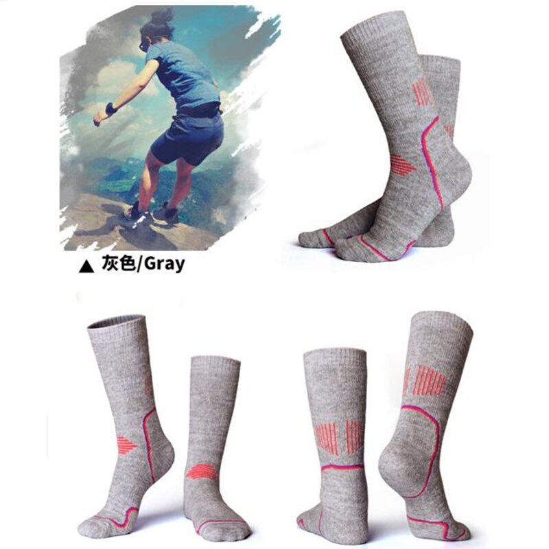 R-BAO Warm Sports Socks Men Thickening Alaska Terry Thermo Sock Skiing Outdoor Thermal Sock High Warmth Snow Hiking Sport