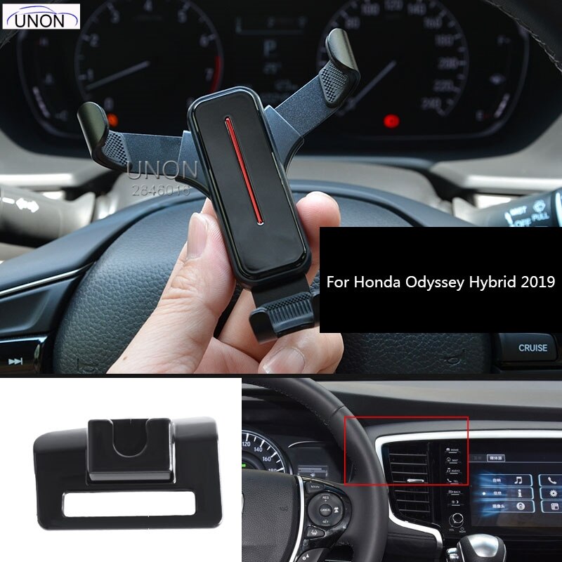For Honda Accord Civic Crv Breeze Avancier Odyssey Fit Mobile Phone Vehicle Mounts: Odyssey black 2pcs