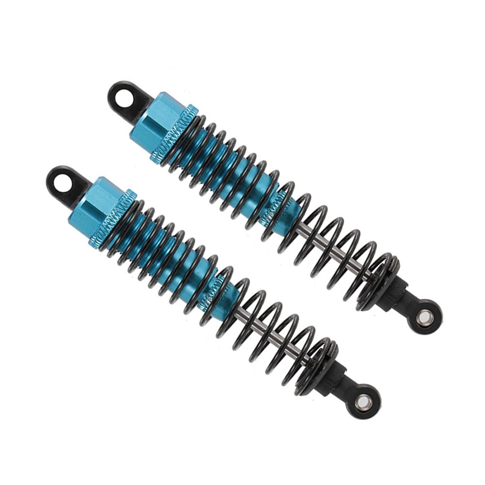 Fiets schokdemper olie verstelbaar 80mm 90mm 100mm 110mm metaal voor 1/10 rc fiets crawler axiaal scx 10 trx 4: Blauw 100 mm