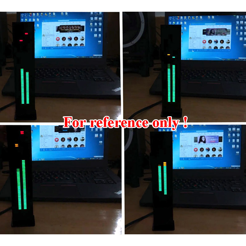AS60 LED Music Spectrum Indicator DIY Kits Dual Channel 60 Level Volume Display Light VU Meter