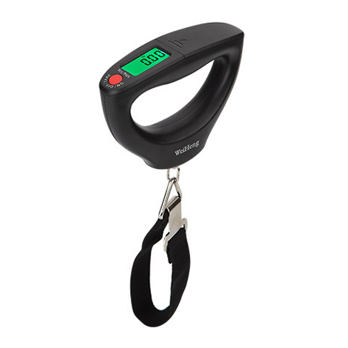 Digital Scale Electronic Fishing Weights Scale 50kg 10g LCD Display AAA Battery Digital Luggage Scale with Backlight: with Belt