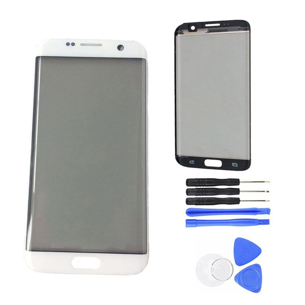 Pantalla LCD de repuesto para Samsung Galaxy S7 Edge G935, panel táctil exterior, cristal frontal