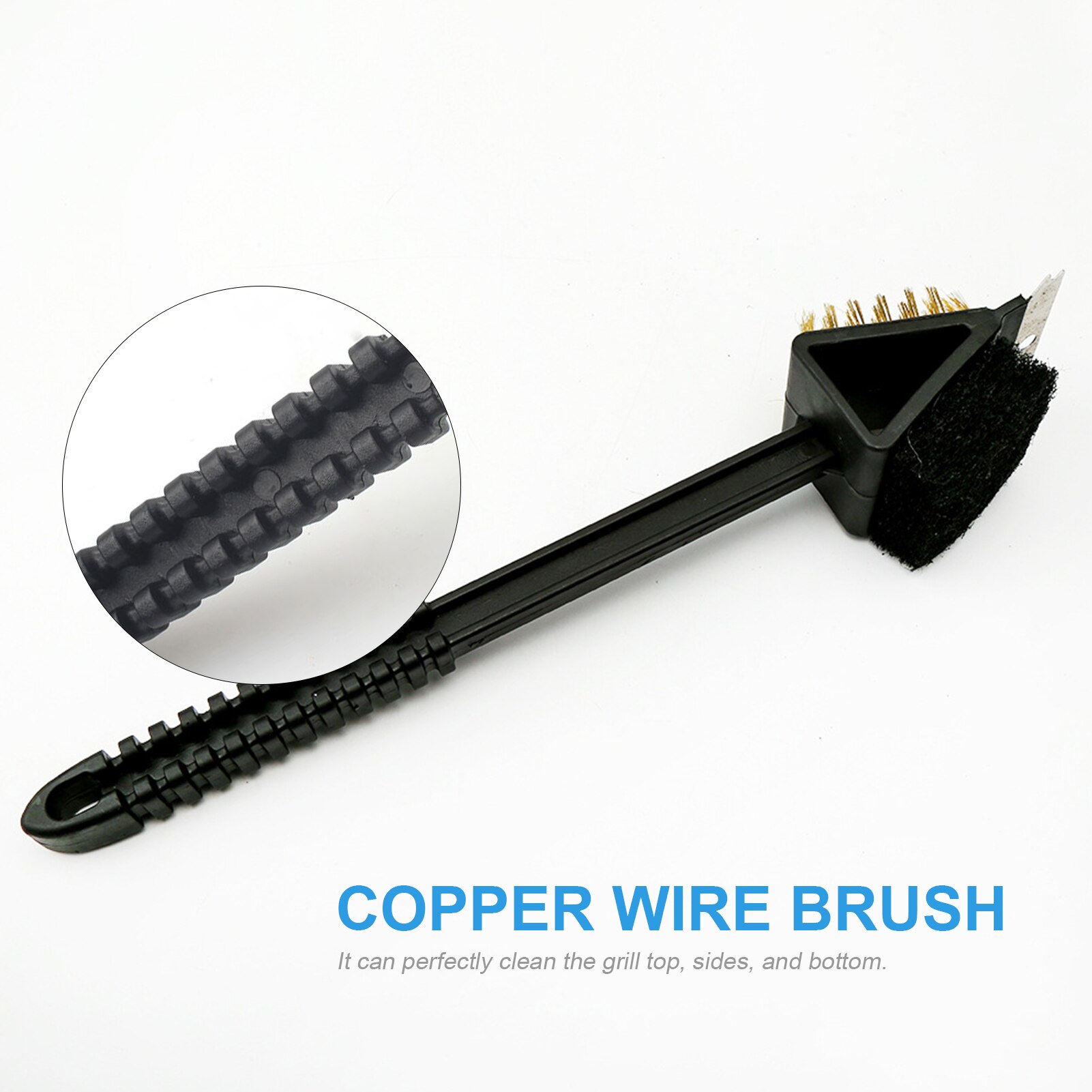 Grill Cleaning Brush Scraper Sponge BBQ Cleaning Brush Barbecue Cleaner for Gas Charcoal Porcelain Grill Tools Kitchen Brush