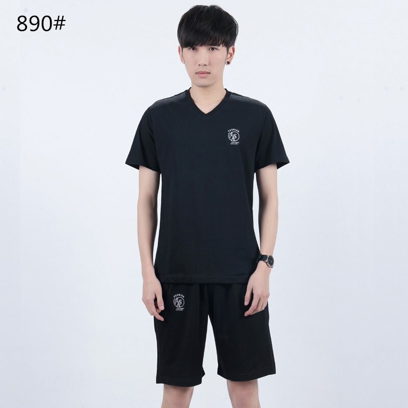 Men Cotton Homewear Pajamas Set pijama hombre verano	Summer Man Pjamas Suit Men's Sleep Shirt Home Pants Nightwear for Men