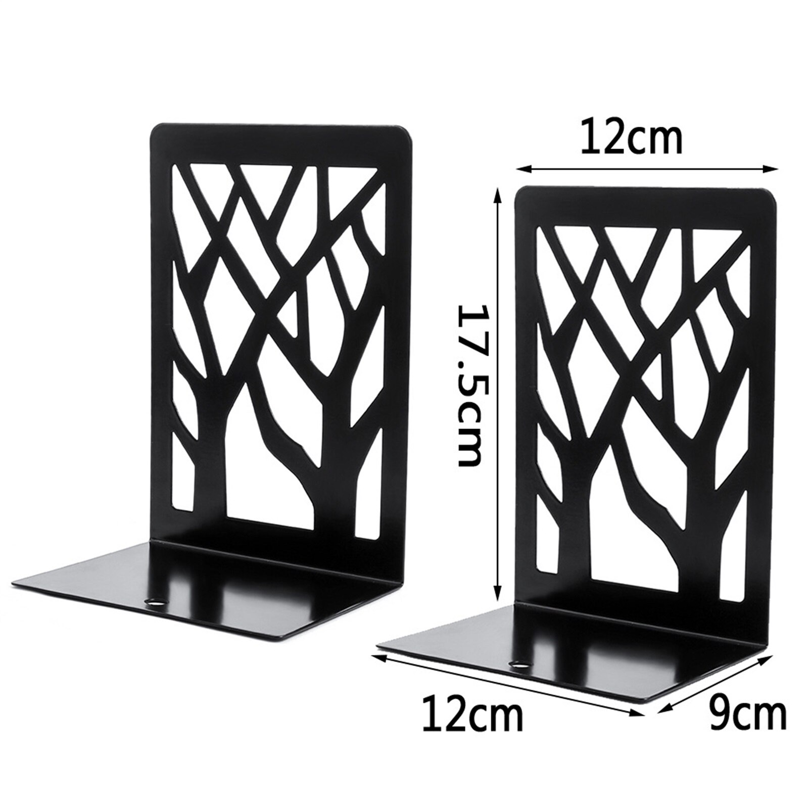 Book Ends Tree Shaped Non-Skip Metal Book Shelf for Office Home Book Ends Tree Shaped Non-Skip Metal Book Shelf for Office Home