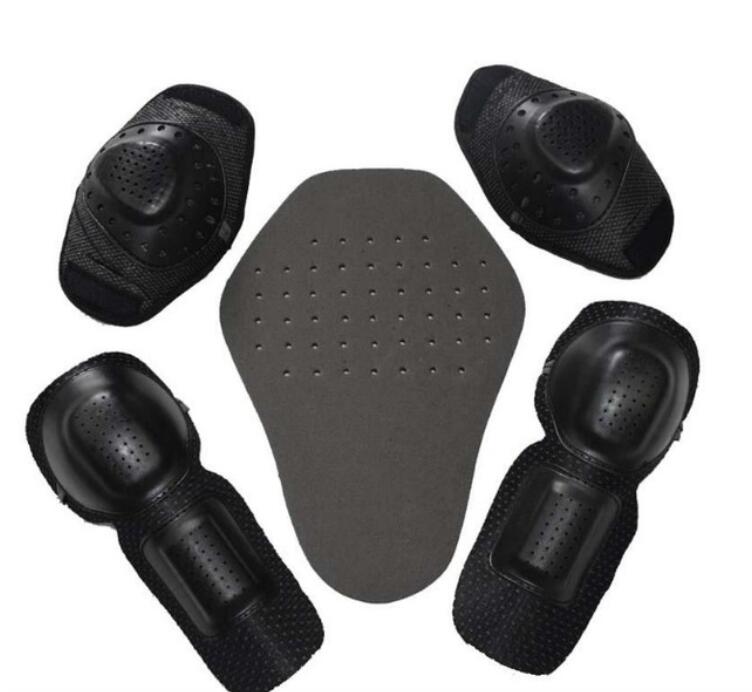 Five-piece motorcycle racing suit Universal detachable built-in hard protective shoulder elbow protection knee pads