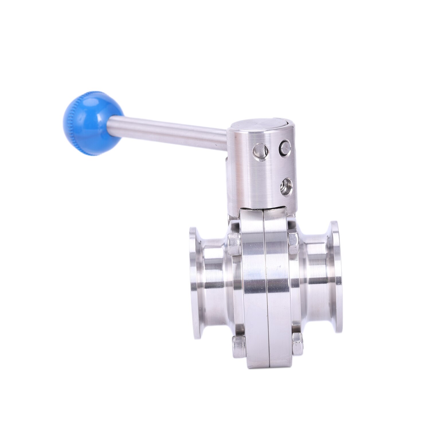 1-1/2inch 38mm SuS304 Stainless Steel Sanitary 1.5inch Tri Clamp Butterfly Flow control Valve Homebrew Beer Dairy Valves Part