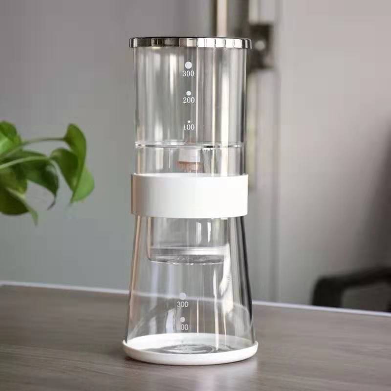 400ml Household Mini Glass Coffee Hourglass Ice-Brew Coffee Pot Coffee Pot Cold Brew Coffee Appliance