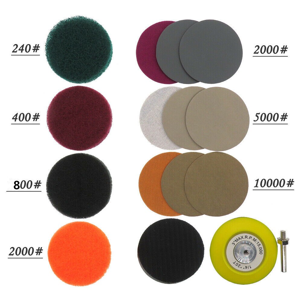 Car Auto Restoration Kit Scouring Pad Practical Automotive Tools Durable
