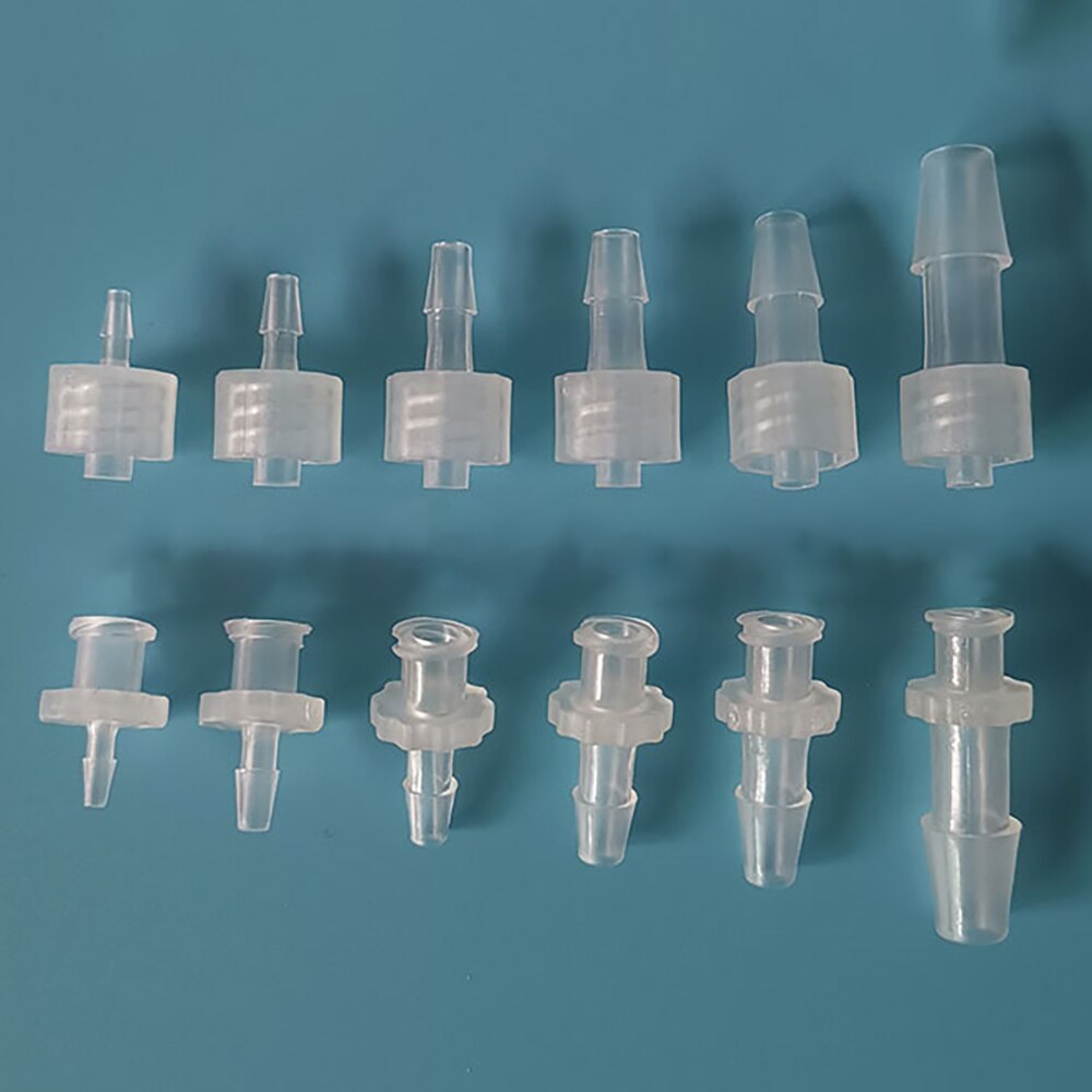 Luer-sperren Adapter PP Kunststoff Luft Ventil Rohr Abgabe Kleber Subpackaging Spritze Fass Montage Anschluss