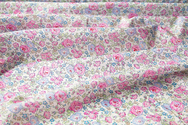 Halv meter liberty tyger tana gräsmatta bomull felicite kläder tyger