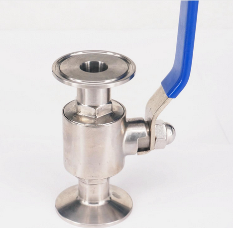 3/4" 19mm 304 Stainless Steel Sanitary Ball Valve 1.5" Tri Clamp Ferrule Type For Homebrew Diary Product