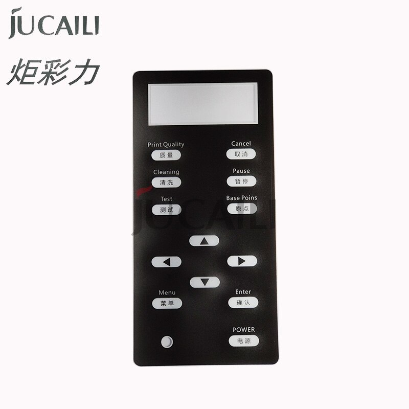 Jucaili printer key board cover for Hoson board control panel cover button film for Eco solvent/water based printer