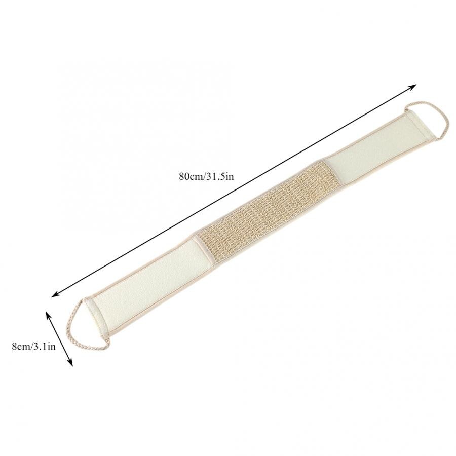 Strandlaken Body Exfoliërende Katoen Linnen Handdoek Douche Terug Schrobben Baden Tool Badhanddoeken Voor Volwassenen