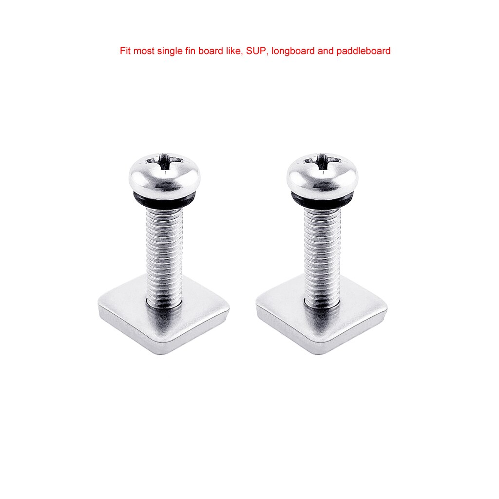 2PCS Edelstahl 316 Boot Surfbrett Fin Schraube & Fin Platte Ersatz Kit Longboard Fin Schrauben Platte Multi Tool zubehör