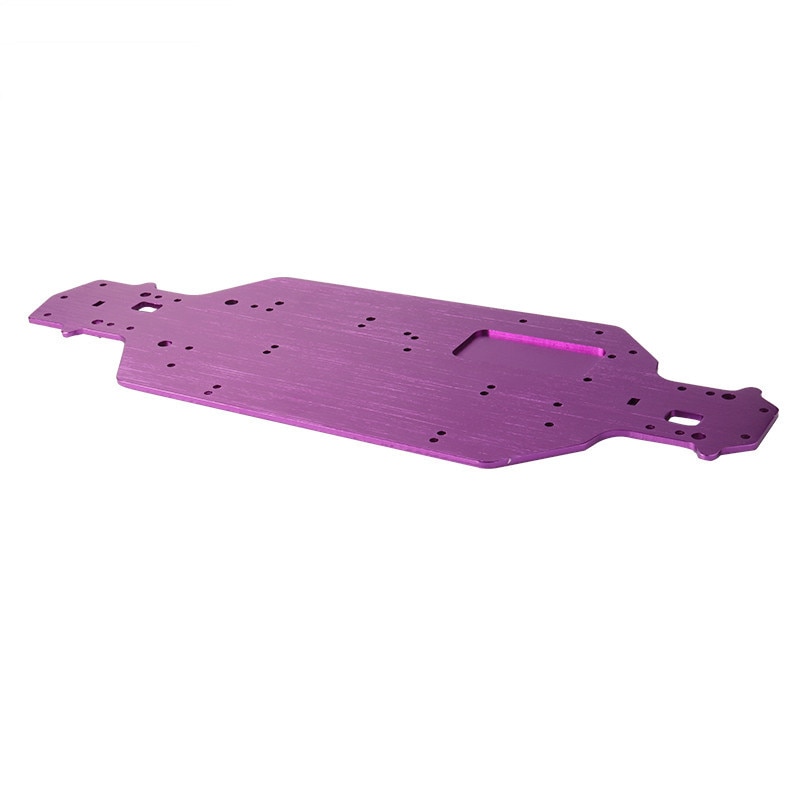 Model car HSP 03001 03602 aluminum alloy metal chassis 3MM thickness for 1/10 RC car upgrade 94103 94123 parts