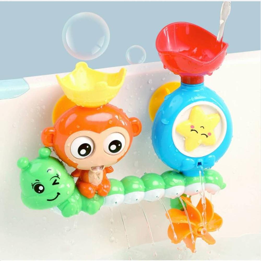 Bath Toys Baby Water Game Monkey&#39;s turn baby bath toy boy girl Shower sprinklers toy