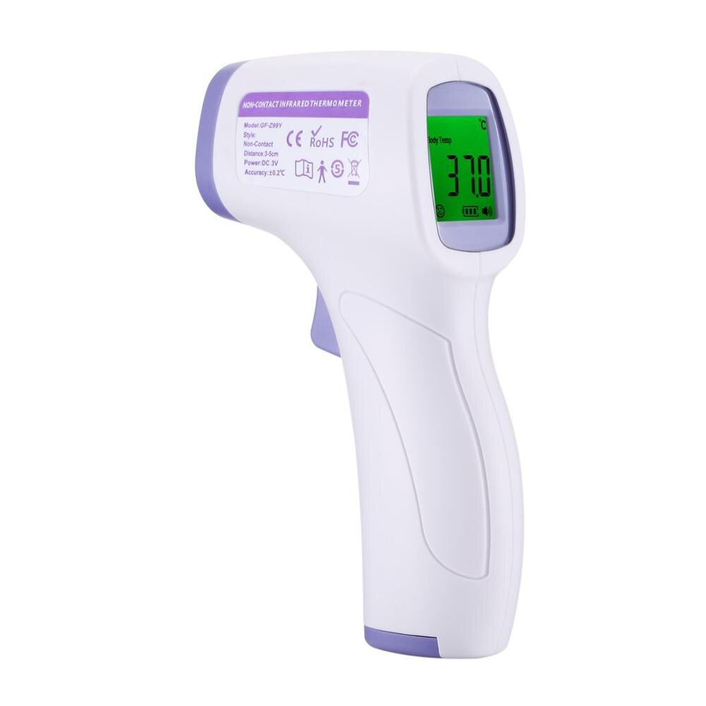 Infrarødt termometer digitalt infrarød feber øretermometer baby voksne udendørs hjemme pande krop berøringsfrit termometer