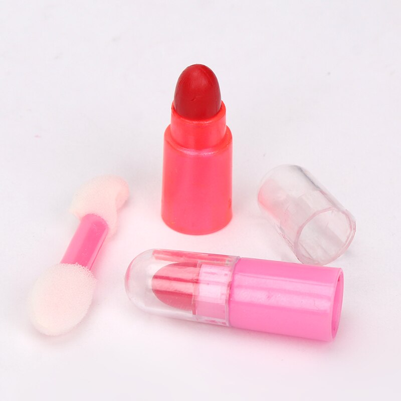 Speelse make-upset voor kinderen, veilig, afwasbaar, niet-giftig, roze make-updoos, cosmetica voor kinderen, speelgoed voor meisjes