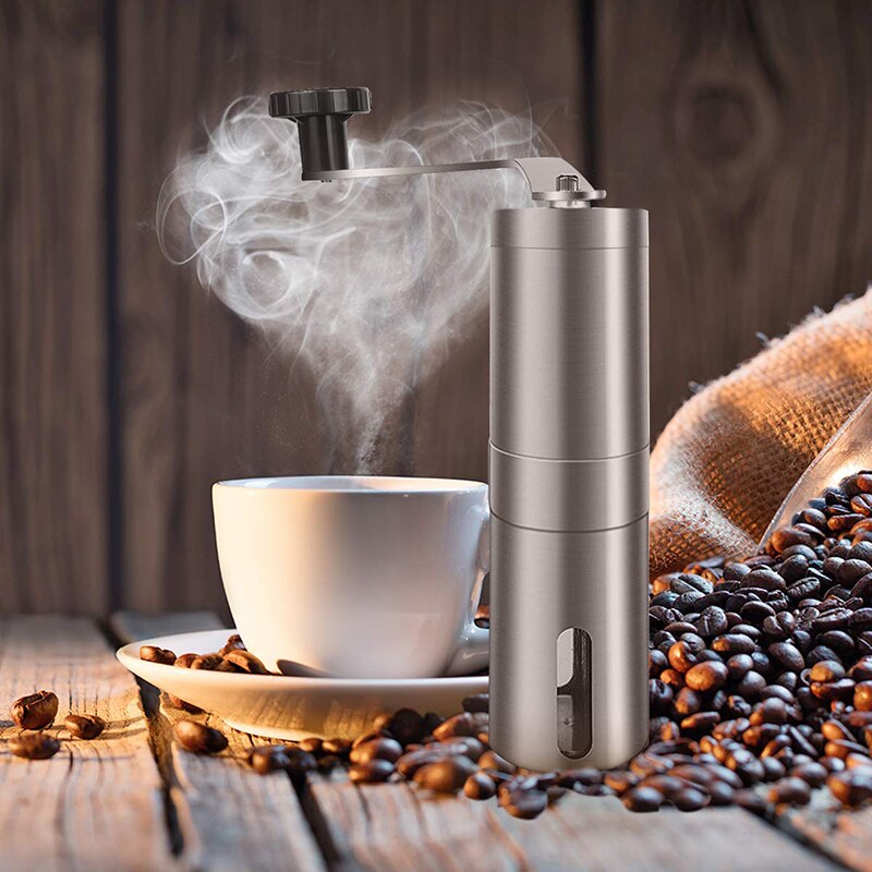 Kaffekværn rustfrit stål manuel kaffekværn 30/40g vaskbar keramisk kerne hjem køkken mini husholdnings nyttigt værktøj  wf1020