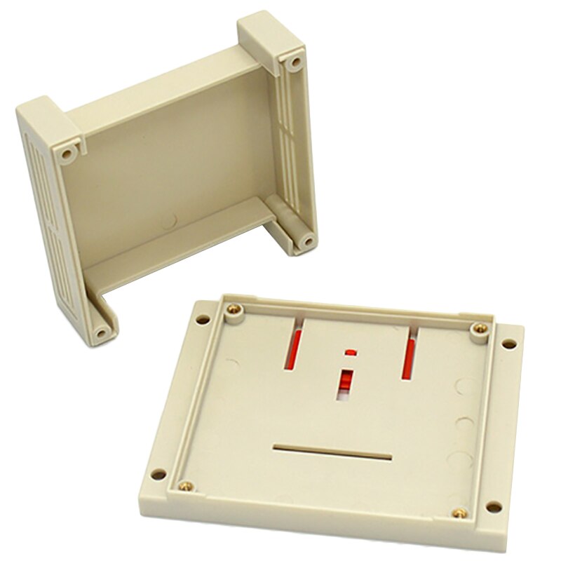 1Piece Enclosures For Electronics Abs Electronics Project Enclosure Din Rail Junction Housing Case Wall Mount Clip