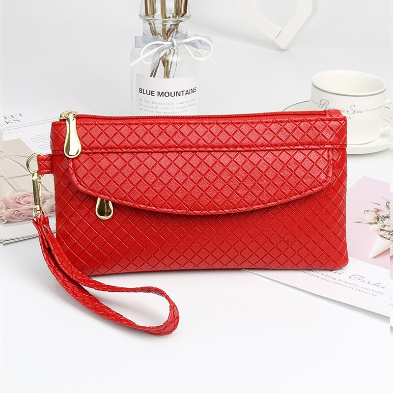 Vrouwen Clutch Bag Faux Suede Lange Wallet Vrouwen Matte Lederen Dame Portemonnee Vrouwelijke Portemonnee Kaarthouder Clutch carteras: C-2