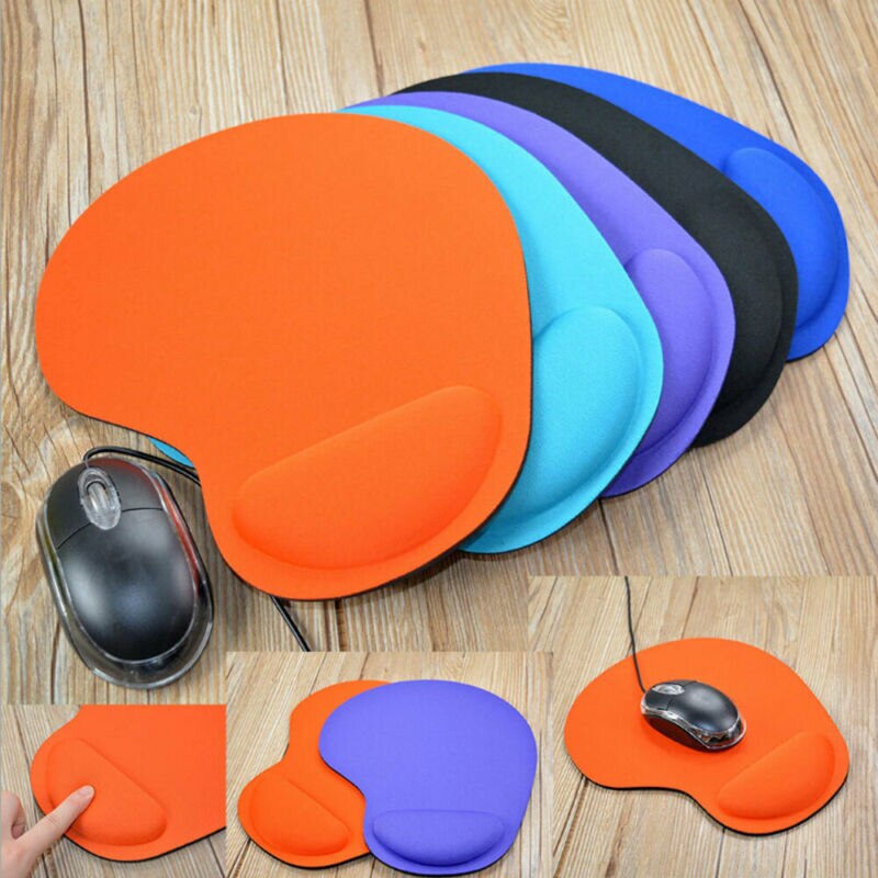 Skydd handled musmatta spel kontor musmatta matta handledsstöd stöd för pc laptop 2- i -1 memory foam kudde 24*20cm