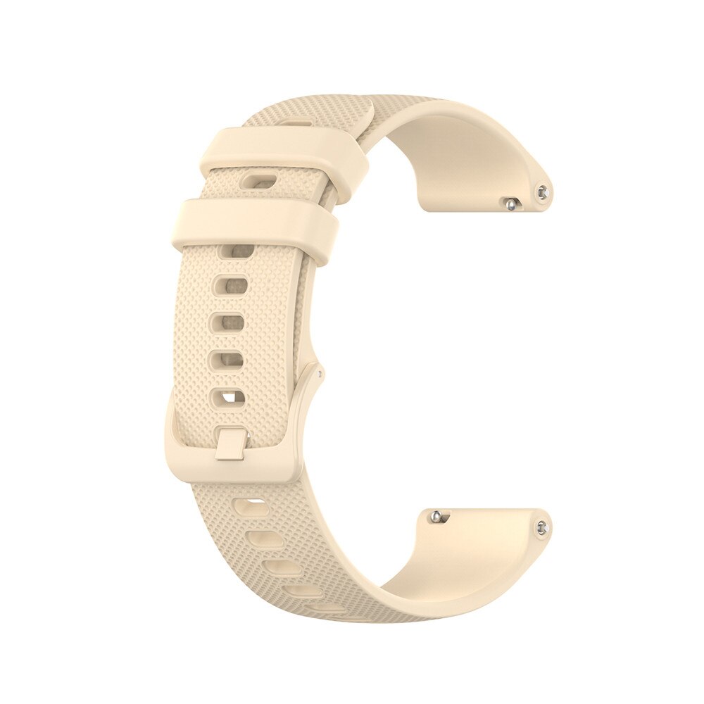 20mm reloj de pulsera correa para Garmin vivoactive3 música Venu vivomove 3 mover Luxe movimiento estilo vivomove HR correa de reloj de pulsera:  Beige