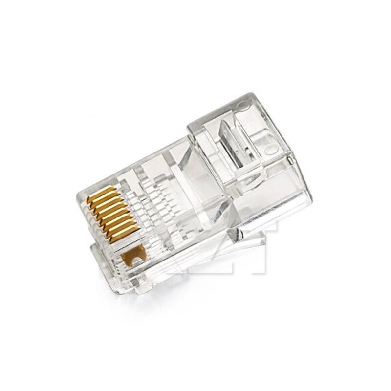 50 Stks/partij 8P8C RJ45 RJ-45 Ethernet Kabels Module Plug Network Connector Voor Utp Cat5 Cat5e Netwerk Kabel Crystal Connectors