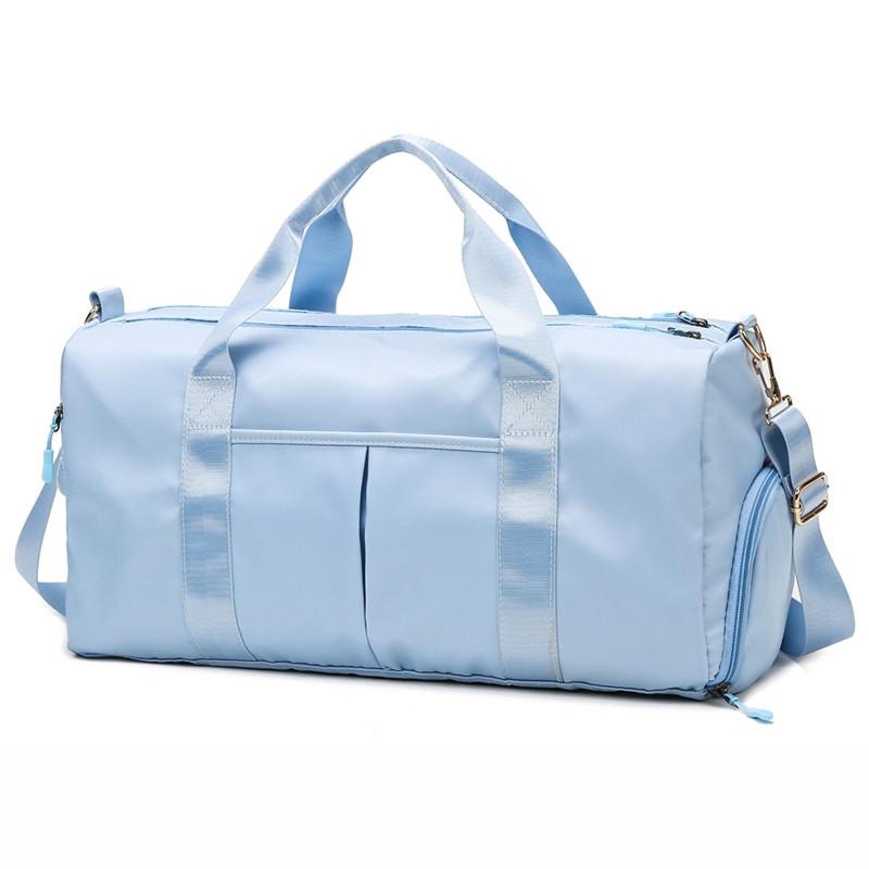 Mode Fitness Reistas Vrouwen Waterdichte Sport Schoudertassen Grote Capaciteit Mannen Werken Handtassen Crossbody Tas: Sky Blue