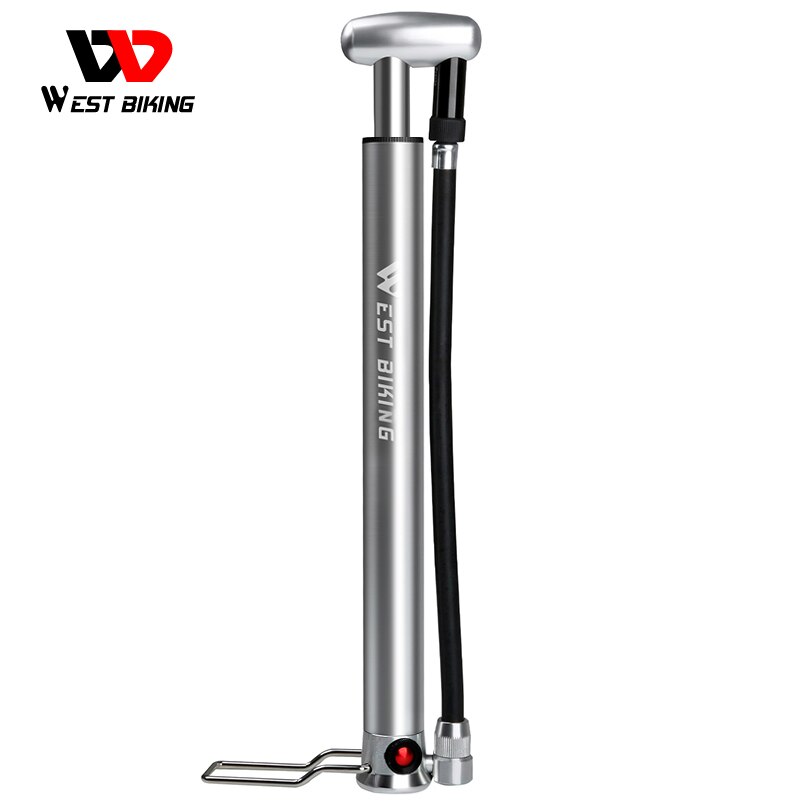 West biking sykkel pumpe ultralett sykkel luft inflator 160 psi høytrykk fot sykkel pumpe schrader presta sykkel dekk pumpe
