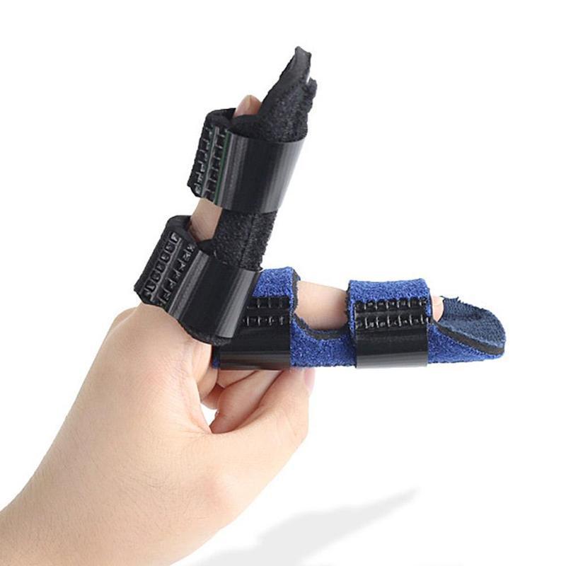 1Pcs Pain Relief Aluminium Finger Splint Fracture Protection Brace Corrector Support With Adjustable Tape Bandage